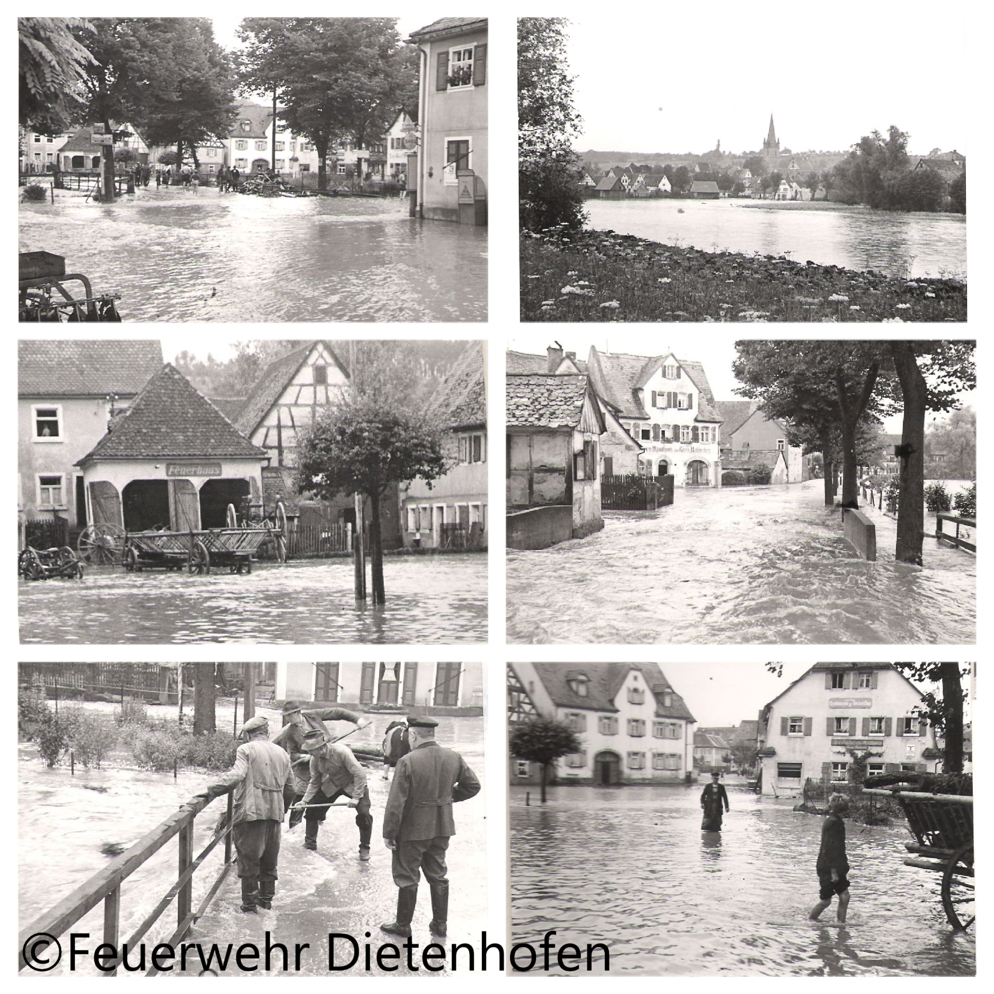 Die Feuerwehr Dietenhofen im Wandel der Zeit – Hochwasser im 2. Weltkrieg